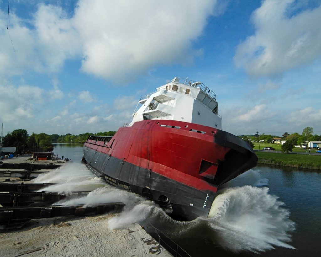 Offshore Supply Vessel OSV 190 Built by Bollinger Shipyards