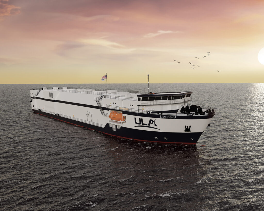 ULA Spaceship Built by Bollinger Shipyards Rocket Transport