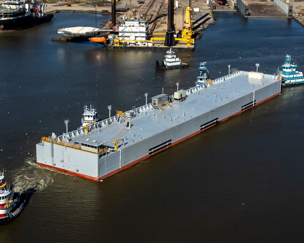 Bayou Chene Floodgate Built by Bollinger Shipyards